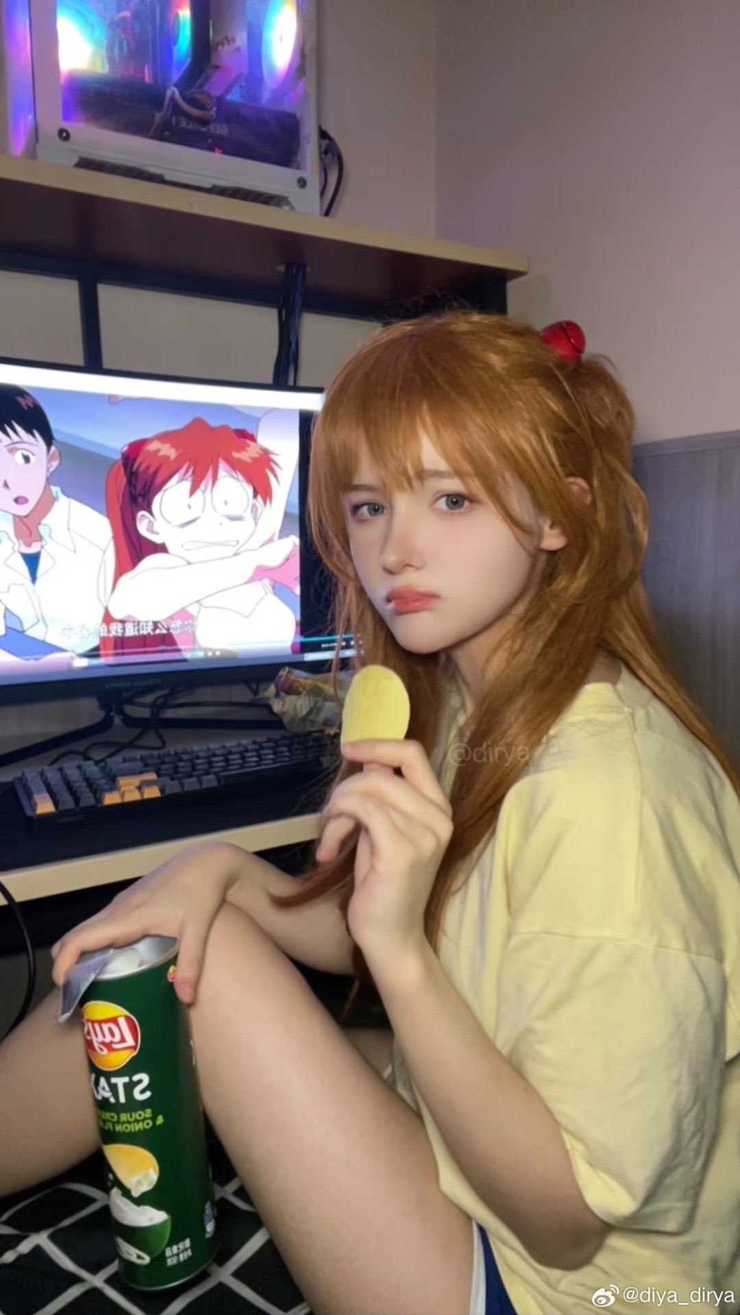 Asuka vibes brought to life! 🎀✨ Amazing cosplay by @diya_dirya on Weibo 🌟 Capturing the spirit of Neon Genesis Evangelion!&nbsp;